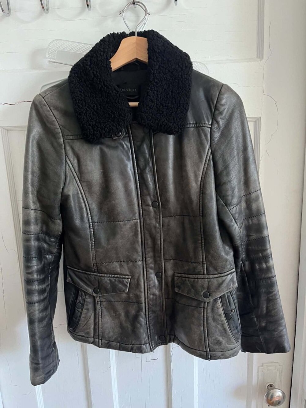 Danier genuine leather insulated jacket